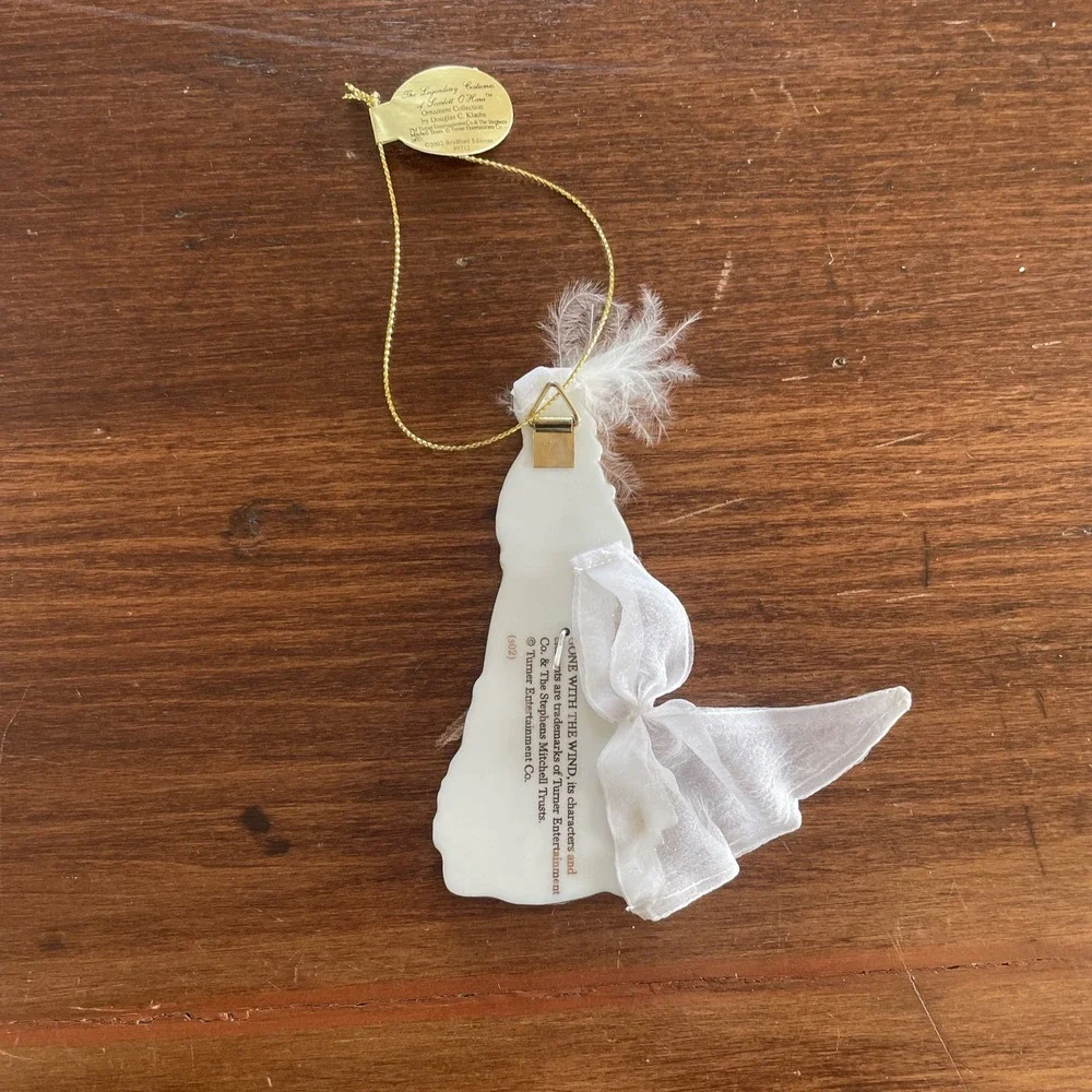 Scarlett O'Hara Ornament Bradford Exchange The Mill Dress Gone with the Wind